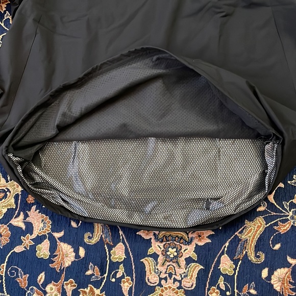 Black with white stripes adidas mens pullover windbreaker - Picture 7 of 9